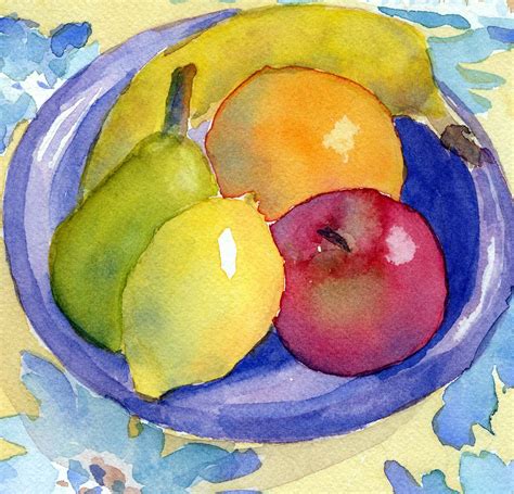 Fruit Watercolor By Suzanne Martin Watercolor Fruit Watercolor
