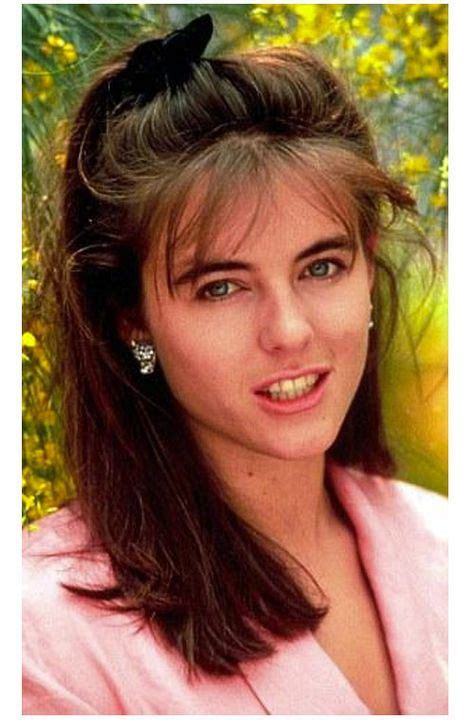 Before She Was Famous Liz Hurley Was The Epitome Of 80s Glam With A Wispy Fringe And A Half