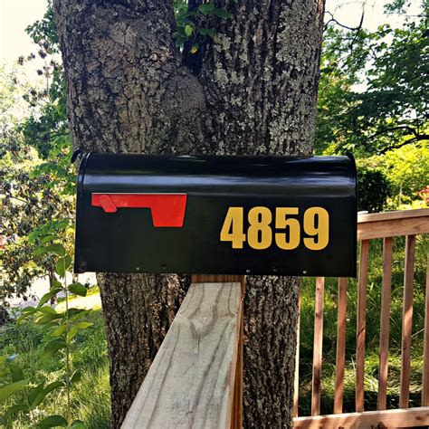Better box mailbox number plate replacement. Impact traditional style mailbox numbers