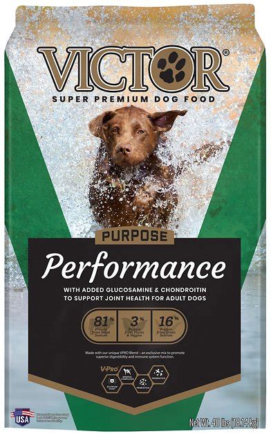 There are so many great aspects of victor dog food that you should know about when making a decision of which food is best for your dog. Victor Performance Formula Dry Dog Food, 40-lb bag - Chewy.com