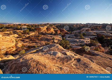 Spectacular Landscapes Of Canyonlands National Park Needles In The Sky