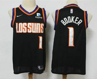 You have the home colors and away colors to work with. Men's Phoenix Suns #1 Devin Booker Black 2020 City Edition ...