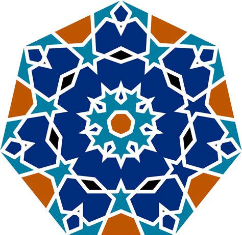 Islamic Geometric Tile By Gdj Inspired And Derived From Lazur S