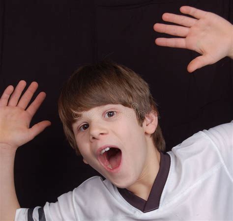 Excited Boy Stock Photo Image Of Face Children Excited 4530254