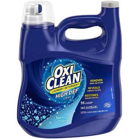 OxiClean Oz Sparkling Fresh Scent Liquid Laundry Detergent Loads The Home Depot