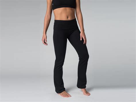 Pantalon De Yoga Jazz 95 Coton Bio Et 5 Lycra Noir Fin De Serie