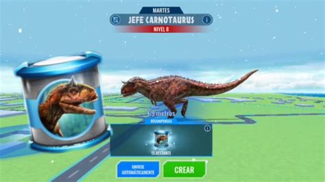 Jurassic World Alive Jefe Carnotaurus Youtube