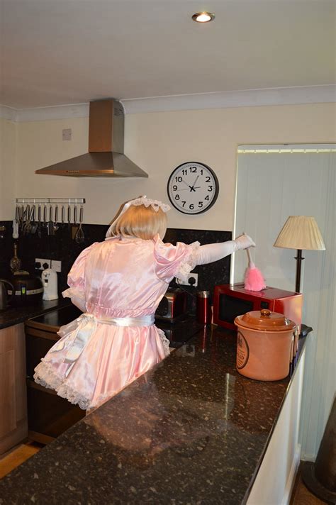 best pink uniform 06 24 7 live in maid sissy barbie in the… flickr