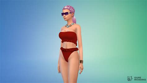Ruffle Bikini For Sims 4