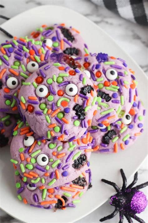 Halloween Monster Cookies Best Monster Eye Cookie Recipe Easy
