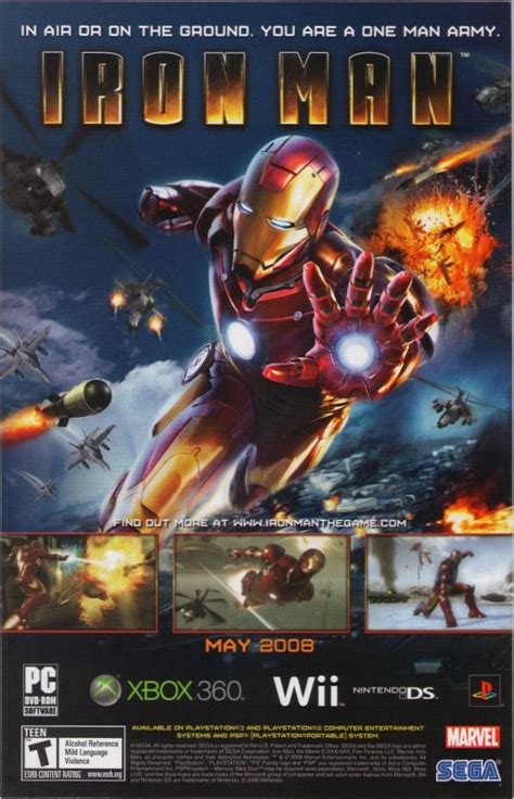 Iron Man Ps2 Cover