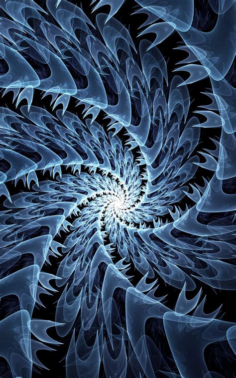 Download Wallpaper 800x1280 Spiral Fractal Glow Abstraction Samsung