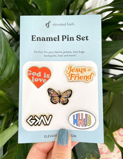 Enamel Pin Pack Christian Jewelry And Apparel Elevated Faith