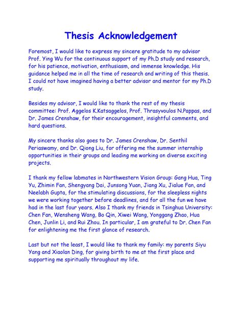 The dissertation acknowledgements are where you thank the people who helped you during the process. 41 Best Acknowledgement Samples & Examples ᐅ TemplateLab