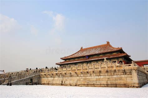 Forbidden City After Snow Stock Photo Image Of Dynasty 18509132