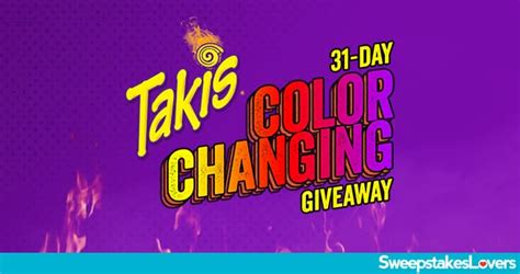 Takis Color Changing Giveaway 2020