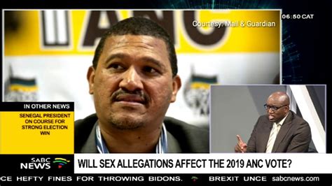 Will Sex Allegations Affect The 2019 Anc Vote Youtube