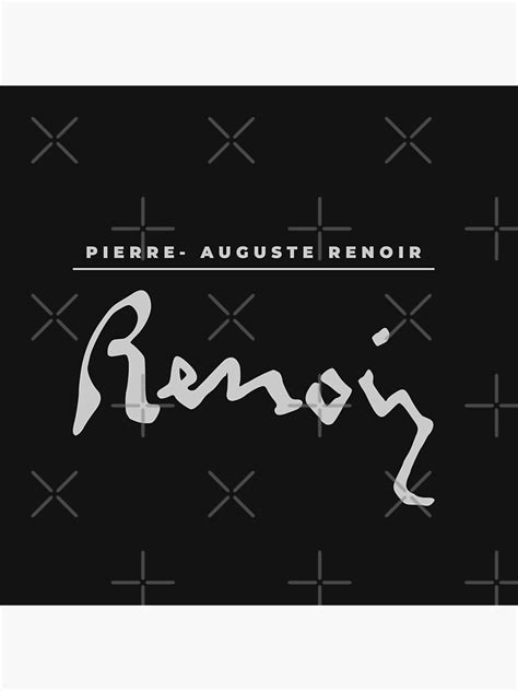 Pierre Auguste Renoir Signature T Shirt Poster For Sale By Cmykstudio