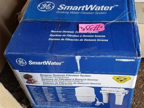 Ge Smartwater Water Filtration System Lot 2233fl October 3rd 2023