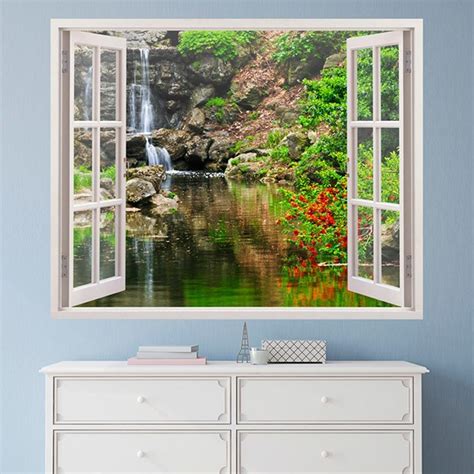 Wall Mural Lake And Waterfall