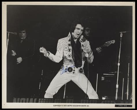 Lot Detail Elvis Presley Signed Mgm Original Photograph