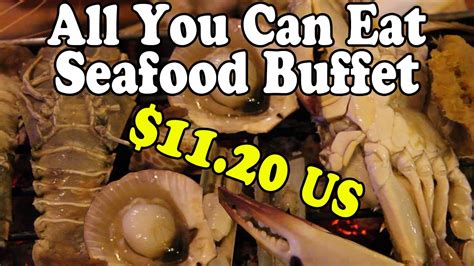 All You Can Eat Seafood Buffet Bbq Seafood In Thailand Eating Thai Food In Thailand Vlog Youtube