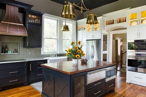 These are popular modern kitchen paint colors because they are modest and do not overload the room with too much color. Dark Delicacy: How to Bring a Brilliant Black Island into ...