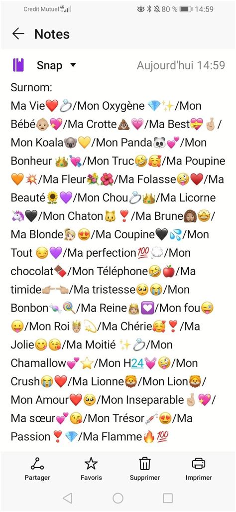 Surnom Mignon Id E De Surnom Noms Snapchat Poeme Pour Meilleure Amie