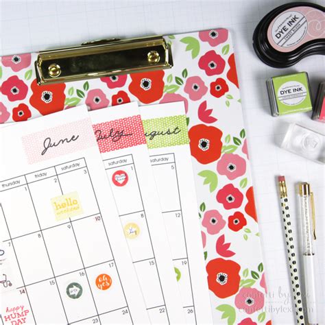 Planner Stamps Are Great For Display Calendars Too How To Plan