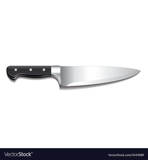 Knife Isolated Royalty Free Vector Image Vectorstock