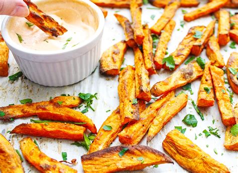 Crispy Sweet Potato Fries - | Recipe in 2020 | Crispy sweet potato fries, Crispy sweet potato ...