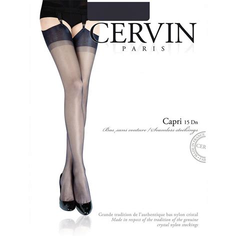 Cervin Capri Rht Nylon Stockings Simply Classic Hosiery