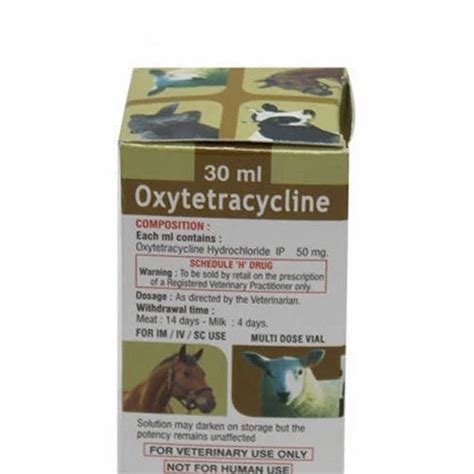 Oxytetracycline Injection 30ml At Rs 20piece Oxytetracycline Vet