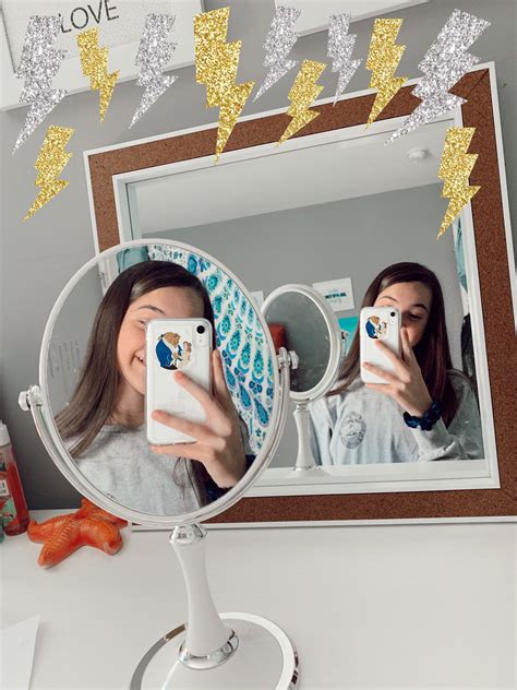 vscoand insta avawestt mirror table women mirror selfie