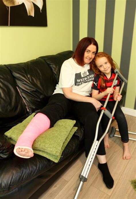 Rangers Fan Broke Her Ankle While Hurrying Terrified Daughter Eight