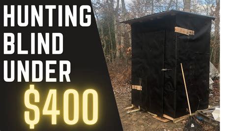 How To Build A 4x6 Deer Blind
