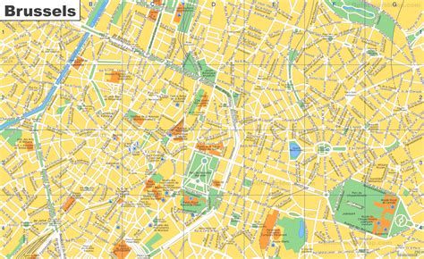 Map Of Brussels In Europe World Map