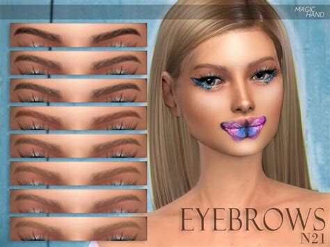 Eyebrows N21 By Magichand At Tsr Sims 4 Updates