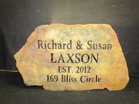 1 2 3 4 5 6 7.182 next page view all. Address Marker Gallery - Custom Engraved Stone and Rock