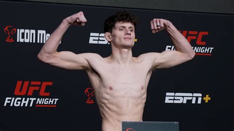 UFC Fight Night 213 – Chase Hooper weigh-in highlight | MMA Junkie width=