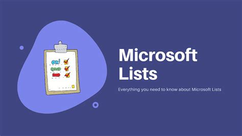 What Is Microsoft Lists How Will It Work In Teams And When Will It