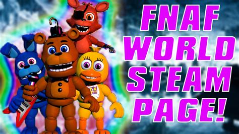 Fnaf World Official Release Date And Steam Page Youtube