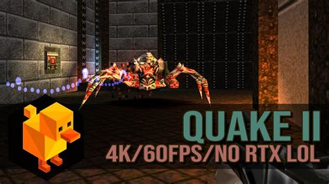 Quake Ii Ps1 Gameplay 4k 60fps In Duckstation Emulator Youtube