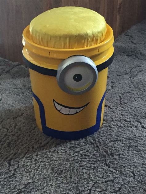 Same instructions for removal and installation of. Minion bucket seat. Five gallon bucket storage stools ...