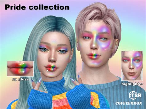 The Sims Resource Pride Collection Highlighterlip Gloss