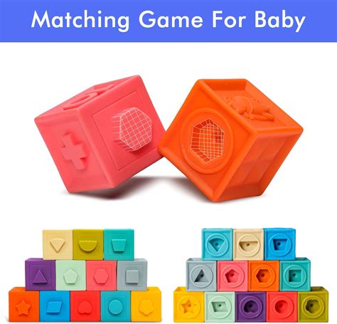 Baby Soft Stacking Blocks Building Blocks Teething Chewing Toys