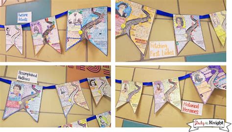 Womens History Biography Project Great Bulletin Board Display Leading