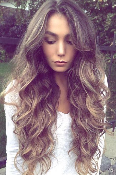 Stunning Long Hair Curled In Loose Waves Ombre Blonde Luxy Hair