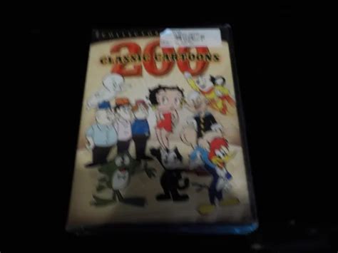 New 200 Classic Cartoons Collectors Edition 4 Disc Set Dvd 2008 1299
