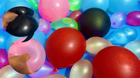 Water Balloons Pop Popping Water Balloons Balloon Pop 🎈 Youtube